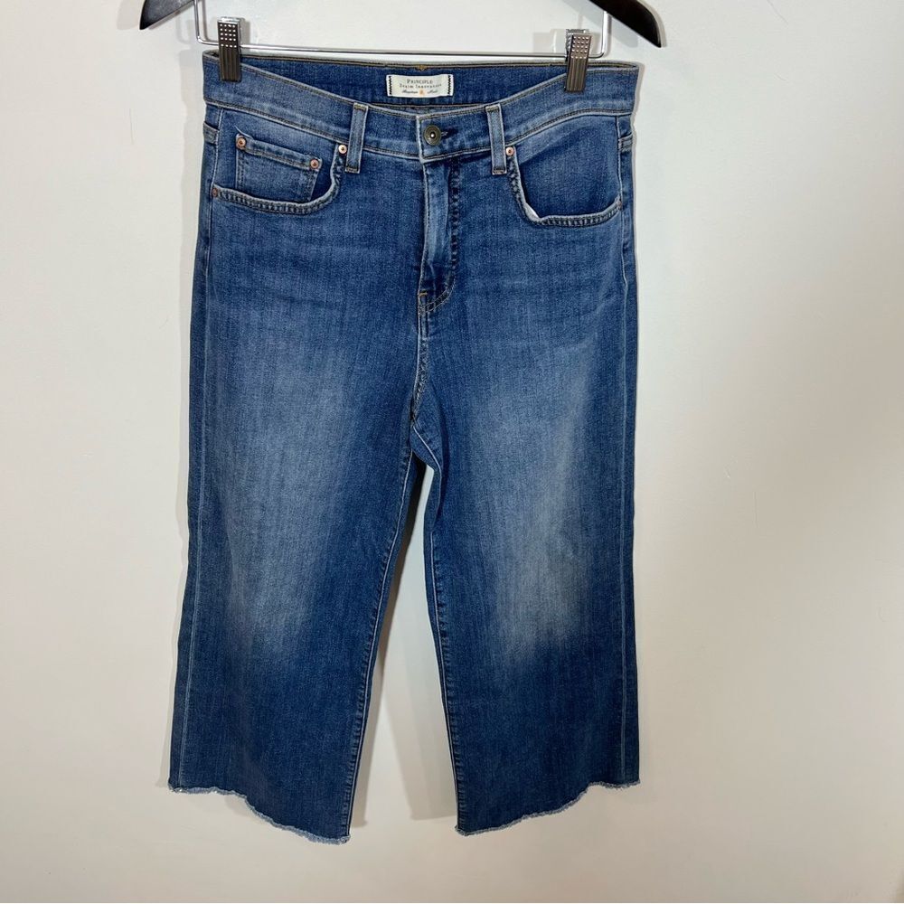 Principle Denim Jeans Nomad Style Crop Wide Leg | Size 29